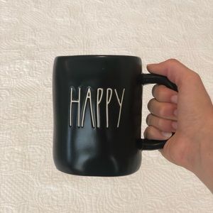 Rae Dunn Black Drink Mug